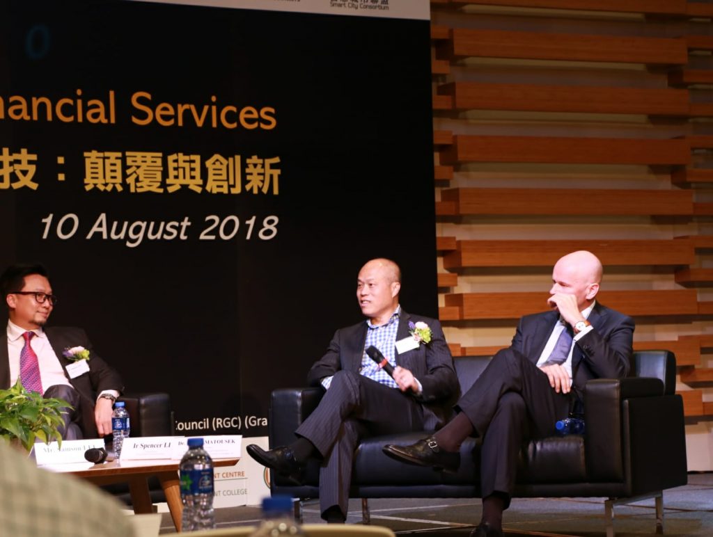 Disruptive Innovation in Financial Services – The New Era of Smart Banking, Fintech Symposium, Hang Seng University of HK, 10 Aug 2018
