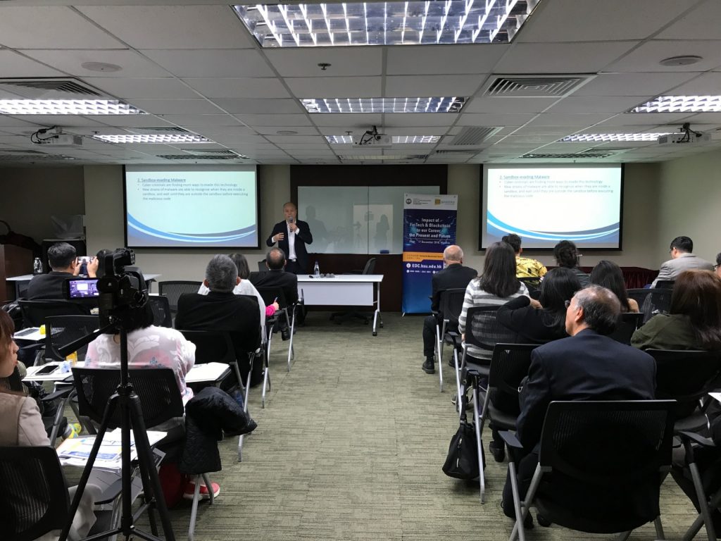 Career Talk “Cyber Security on Smart Banking and Blockchain”, CTgoodjobs, 17 Dec 2018