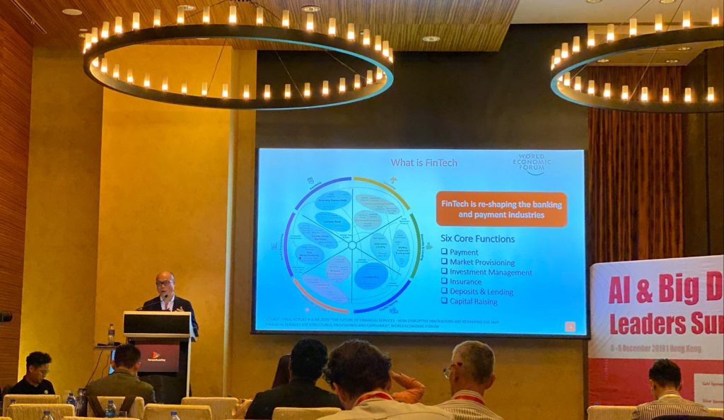How does FinTech drive better customer experience and satisfaction, AI & BIG Data Leaders’ Summit Hong Kong 2019, 5 Dec 2019